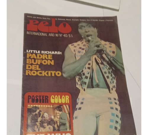 Revista Pelo 40 Tapa Little Richard. Poster The Who