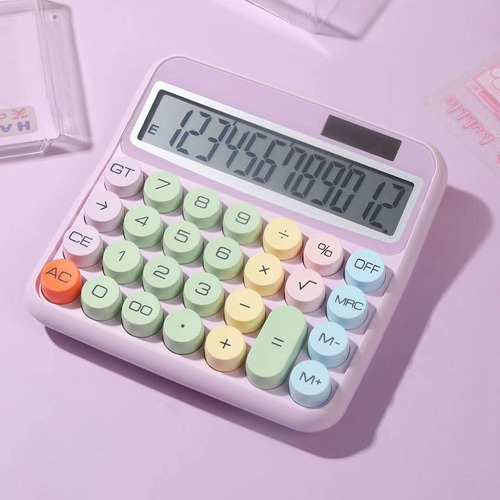 D Calculadora De 12 Dígitos Com Grande Display Lcd E Dupla