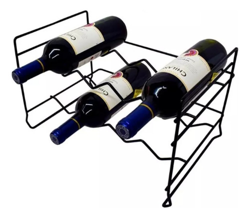 Mini Adega Empilhável Para Vinho Porta Garrafas Rack 8 Un