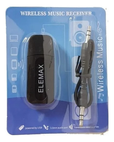 Receptor Bluetooth Usb Auxiliar Disposit C/ Entrada Miniplig