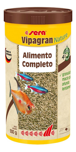 Sera Vipagran Nature - 300g - Ração Peixes