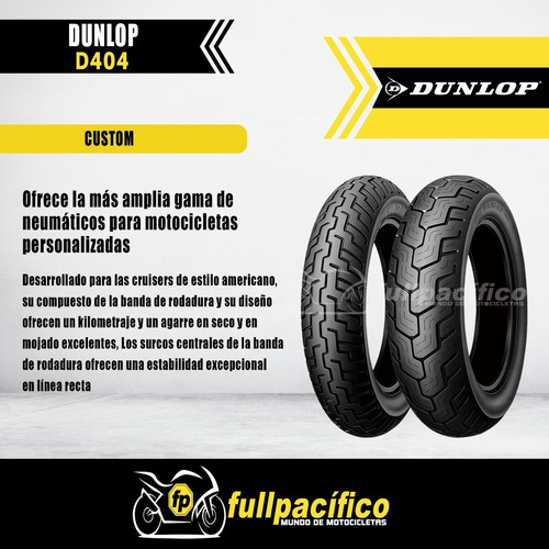 100/90-19 Dunlop Chopper D404 F Id Neumático Moto