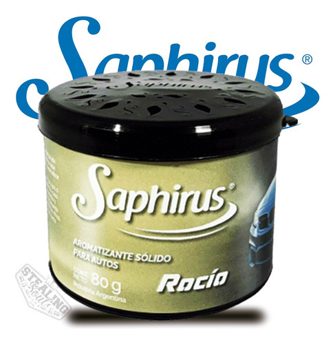 Saphirus | Lata / Latita Aromatizante | Rocio | Perfume Auto