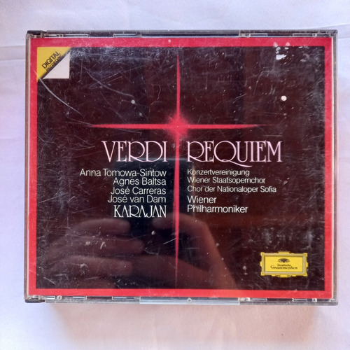 Verdi Requiem Anna Tomowa-sintow Jose Carreras  Cd / Kktus