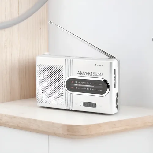 Radio FM Portatile Ricaricabile Con Lettore MP3, Cuffie Incluse, Timer Sleep E Retroilluminazione - Perfetta Per Escursioni, Pesca E Vita Quotidiana