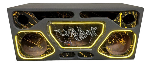 Caja Acústica Turbo Sonido Para Carro (luz No Incluida) 