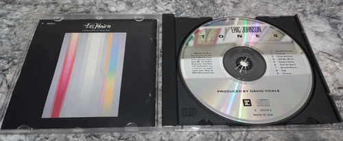 Eric Johnson : Tones (cd-usa) 1986 Unico/descstalogado