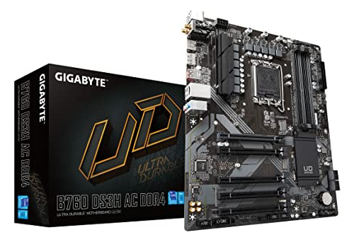 Motherboard Gigabyte B760 Ds3h Ac Ddr4 Intel Lga1700 