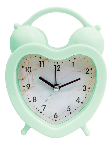 Reloj Despertador Alarma Analogico Clasic Decorativo Corazon