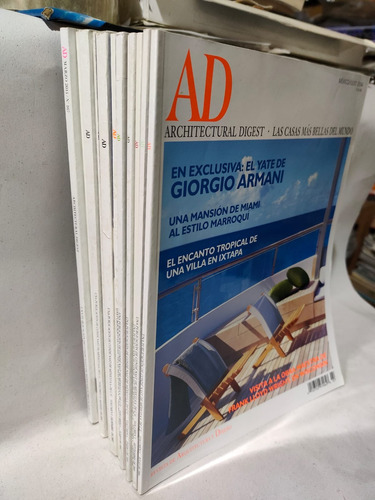 12 Revistas Arquitectura Architectural Digest 2004-2014