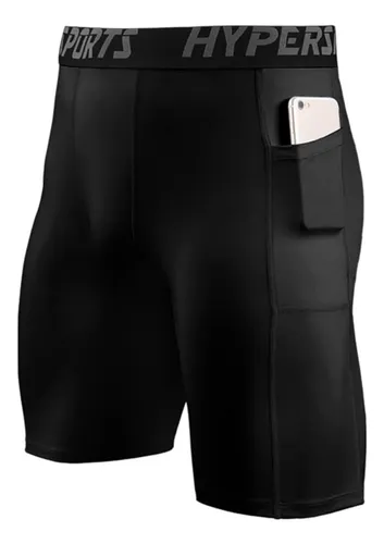 comprar Short Compresión Bolsillos Running Ciclismo Gym Primera Capa