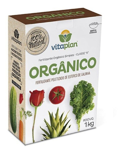 Fertilizante Orgânico 1kg Vitaplan