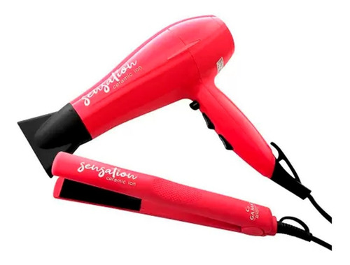 Imagem 2 de 6 de Kit Secador Prancha Gama Sensation Com Aroma Exclusivo Nf