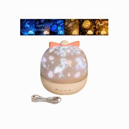 Proyector Luz De Noche Lámpara Led Cielo Estrellado Usb+músi