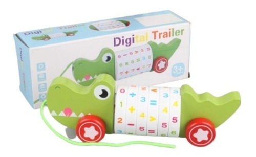 Cocodrilo Juguete Arrastre Cognitivo Para Niños Y Bebes