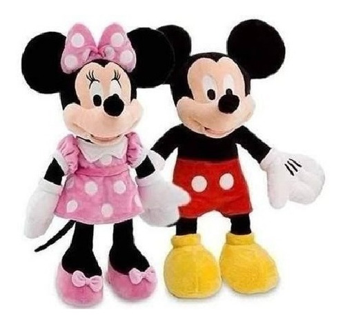 Mickey Mouse Y Minnie  50 Cm Nuevos Woow