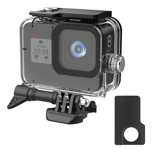 Kacebela Carcasa Impermeable Para Gopro Hero 8 Negro, 60m Su