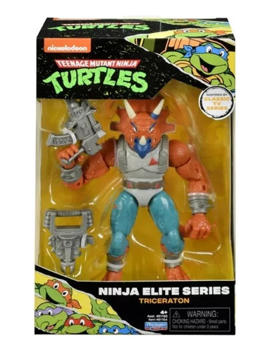 Tortugas Ninja Elite Series Triceraton C/acc 15cm 81160 Pg