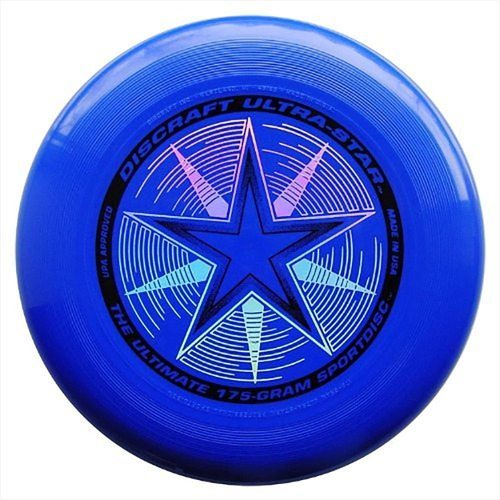 Frisbee Profesional Discraft 175 Gramos / 27cm. Ultra Star Sport Disc Azul Royal