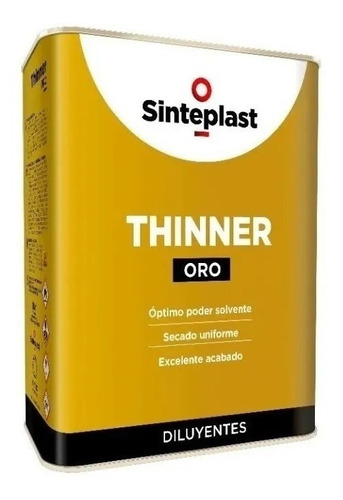 Thinner Sello De Oro Premium Sinteplast X 4 Lts - Kromacolor