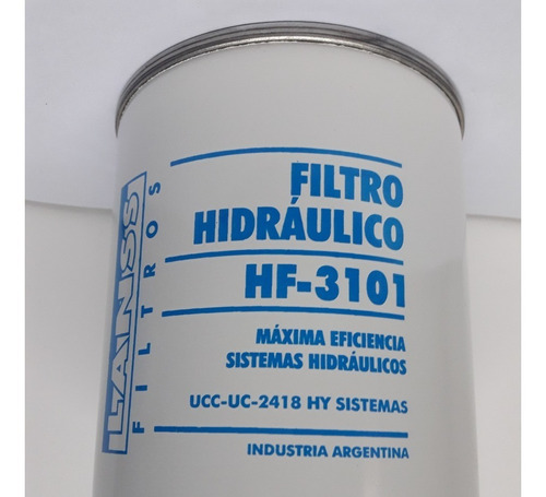 Filtro Aceite Hidráulico Lanss Hf3101 