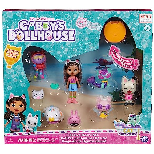 Gabby's Dollhouse, Juego De Figuras Temáticas De Viaje Con