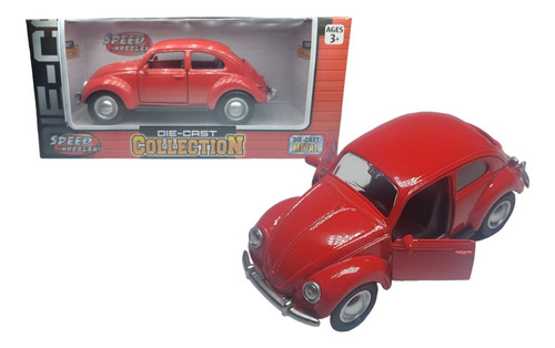 Auto De Colección Escarabajo Color Rojo