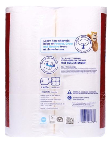 Papel Higenico Papel Higiénico Charmin Ultrafuerte, 6 Megaro