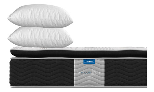 Colchon Individual Restonic Anti-acaros + 2 Almohadas