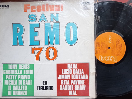 Festival San Remo Lp Disco Vinilo