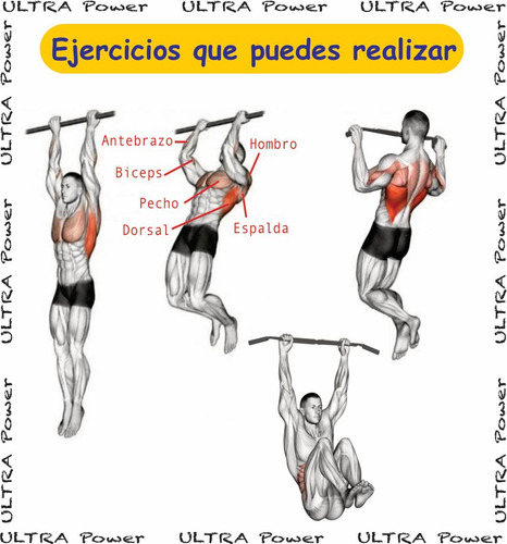 B3pn Barra Para Dominadas Abdominales Ejercicio En Casa