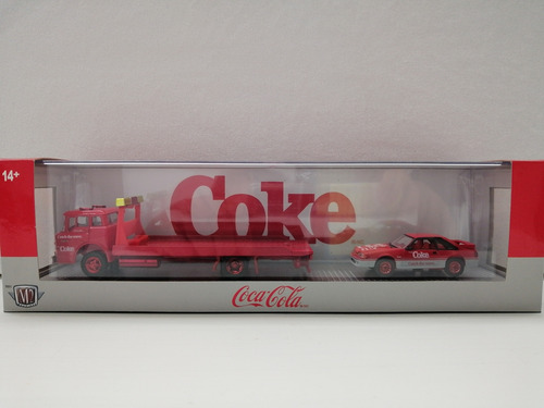 M2 Chase 1990 Ford C800, 1990 Ford Mustang Gt 1:64 Rojo (Usado)