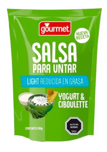 Salsa Para Untar Yogurt Ciboulette Gourmet 200 G