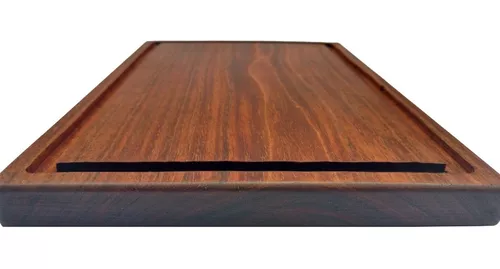 Juego de 4 tablas de madera para servir o picar Tabla de tzalam de corte  parrillero