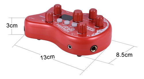 Pedal De Afinación Pockrock Ammoon Guitarra Portátil