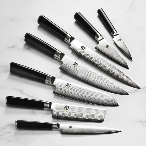 Shun Bloque Para Cuchillos De Madera Con 10 Cuchillos