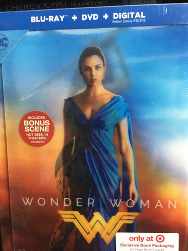 Blu-ray Wonder Woman Edición Gallery Book