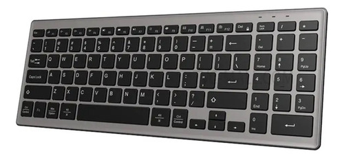 Teclado Inalámbrico 2.4g-compat...win, Mac Y Linux-metálico