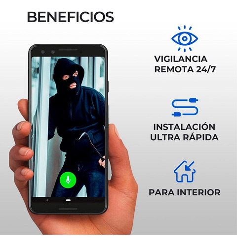Cámara Vigilancia Alámbrica Blanco Vna Kempler & Strauss