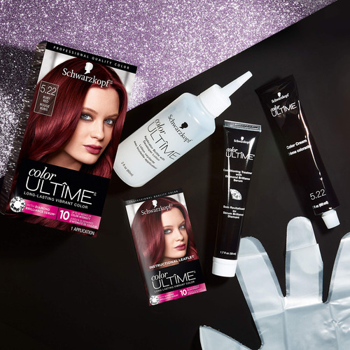 Tinte Para El Cabello Schwarzkopf Color Ultime 5.22 Ruby Red