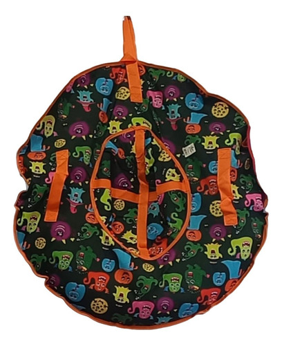 Trineo Inflable Redondo Resistente Nieve 100 Cm Adulto/niño