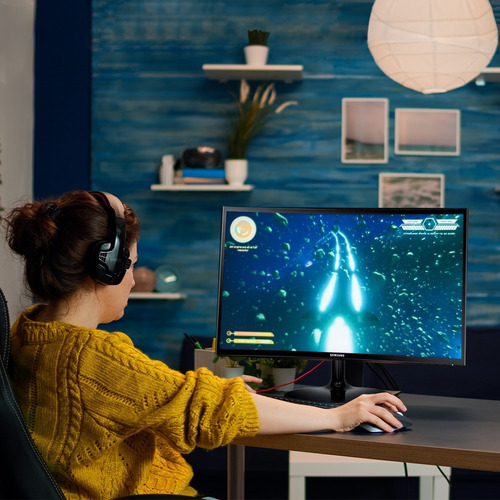 Imagen 6 de 6 de Monitor Gamer Samsung 27 Curvo Led Lc27f390 Fhd + Regalo