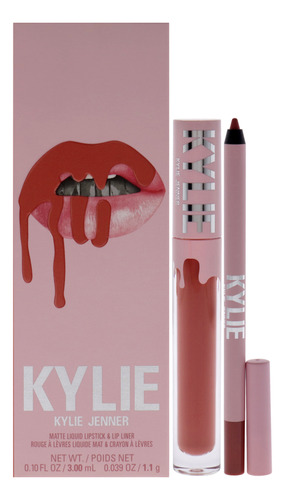 Kit De Labios Mate Kylie Cosmetics 505 Autumn, 2 Unidades, P