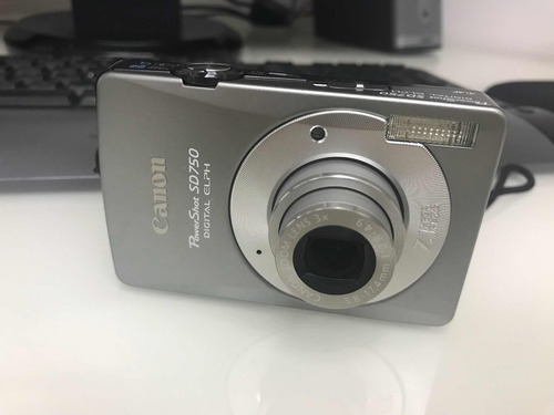 Camera Digital Canon Powershot Sd750, Zoom Optico, Impecavel