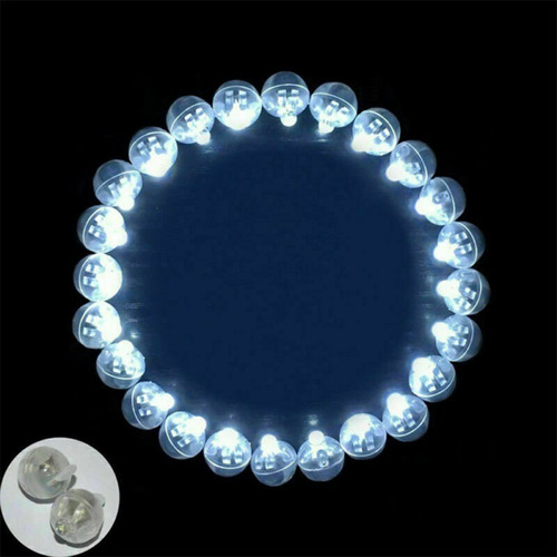 Imagen 5 de 10 de Mini Bolitas Led Loons Deco Globos Centro De Mesa Pack X 10u
