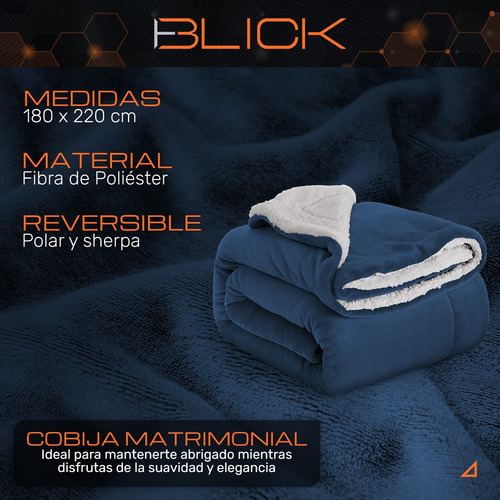 Para Ny Cobija Polar Matrimonial Frazada Suave Con Sherpa /