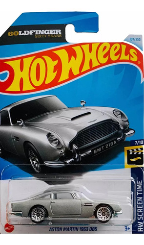 Hot Wheels 007 Aston Martin 1963 Db5 Goldfinger 60 Years