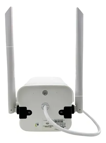 Cámara IP exterior impermeable Tuya Wifi Night 1080p color blanco