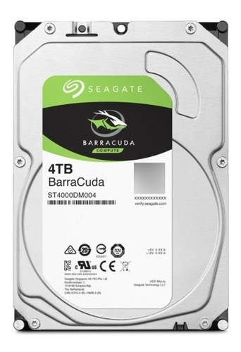 Seagate Barracuda Disco Duro Para Desktop 4tb