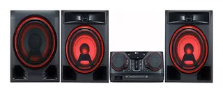 Mini Componente LG Ck57 1100w, Bt, Mp3, Karaoke, Luces Color